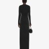 Women Givenchy Dresses | Evening Dress In Knit With Pearls And Crystals Black