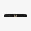 Women Givenchy Belts | 4G Reversible Belt In Strass And Leather Black