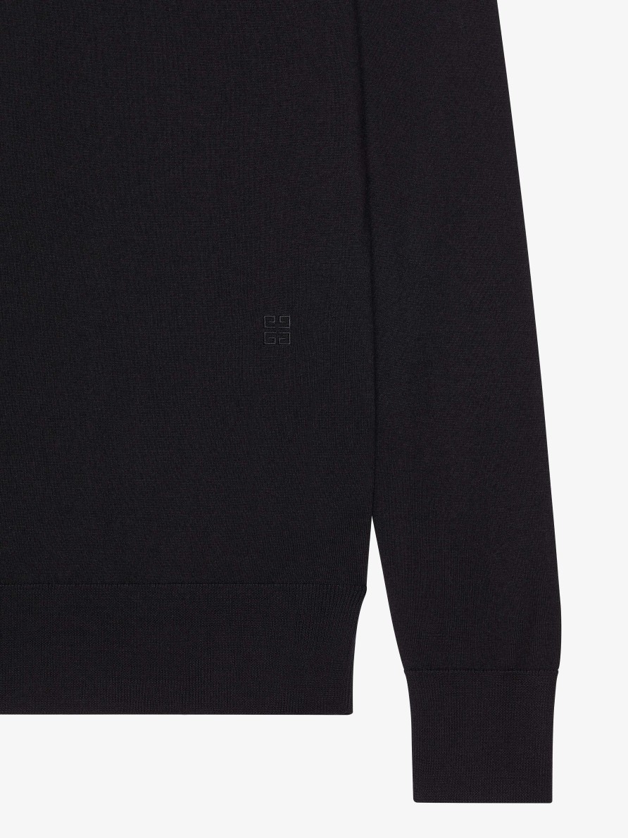 Men Givenchy Knitwear | Sweater In Wool And Cashmere Black