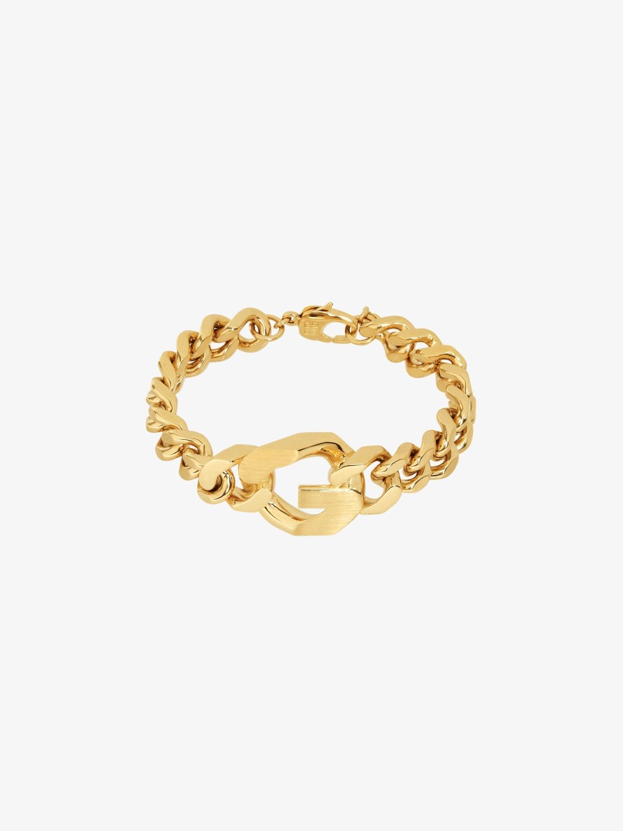 Women Givenchy Jewelry | G Chain Bracelet In Metal Golden Yellow