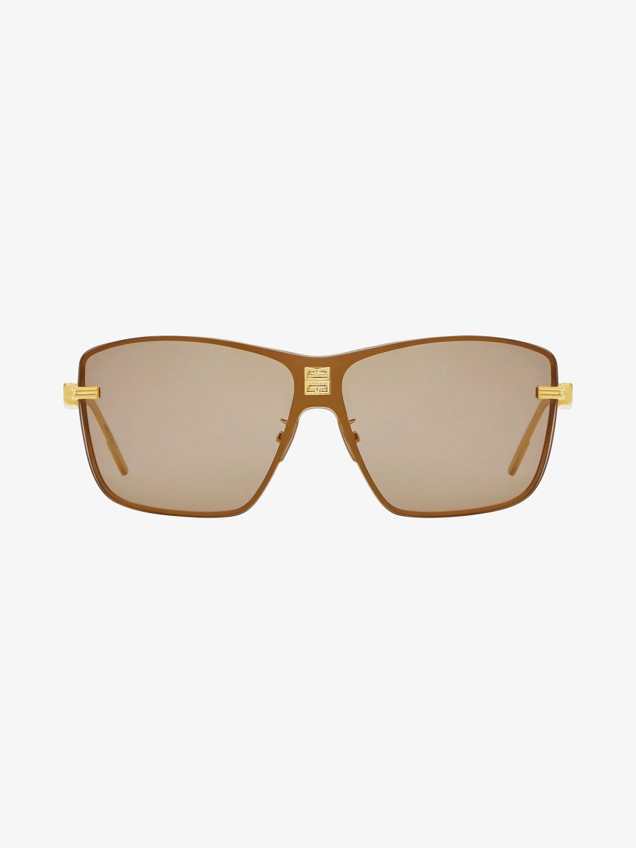 Men Givenchy Sunglasses | 4Gem Unisex Sunglasses In Metal Golden