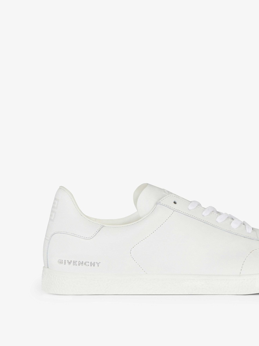 Men Givenchy Sneakers | Town Sneakers In Leather White