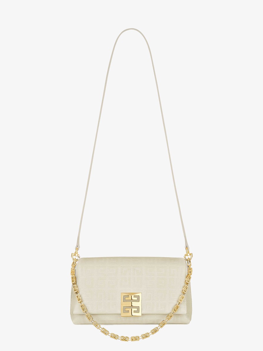 Women Givenchy 4G | Small 4G Soft Bag In 4G Leather Natural Beige