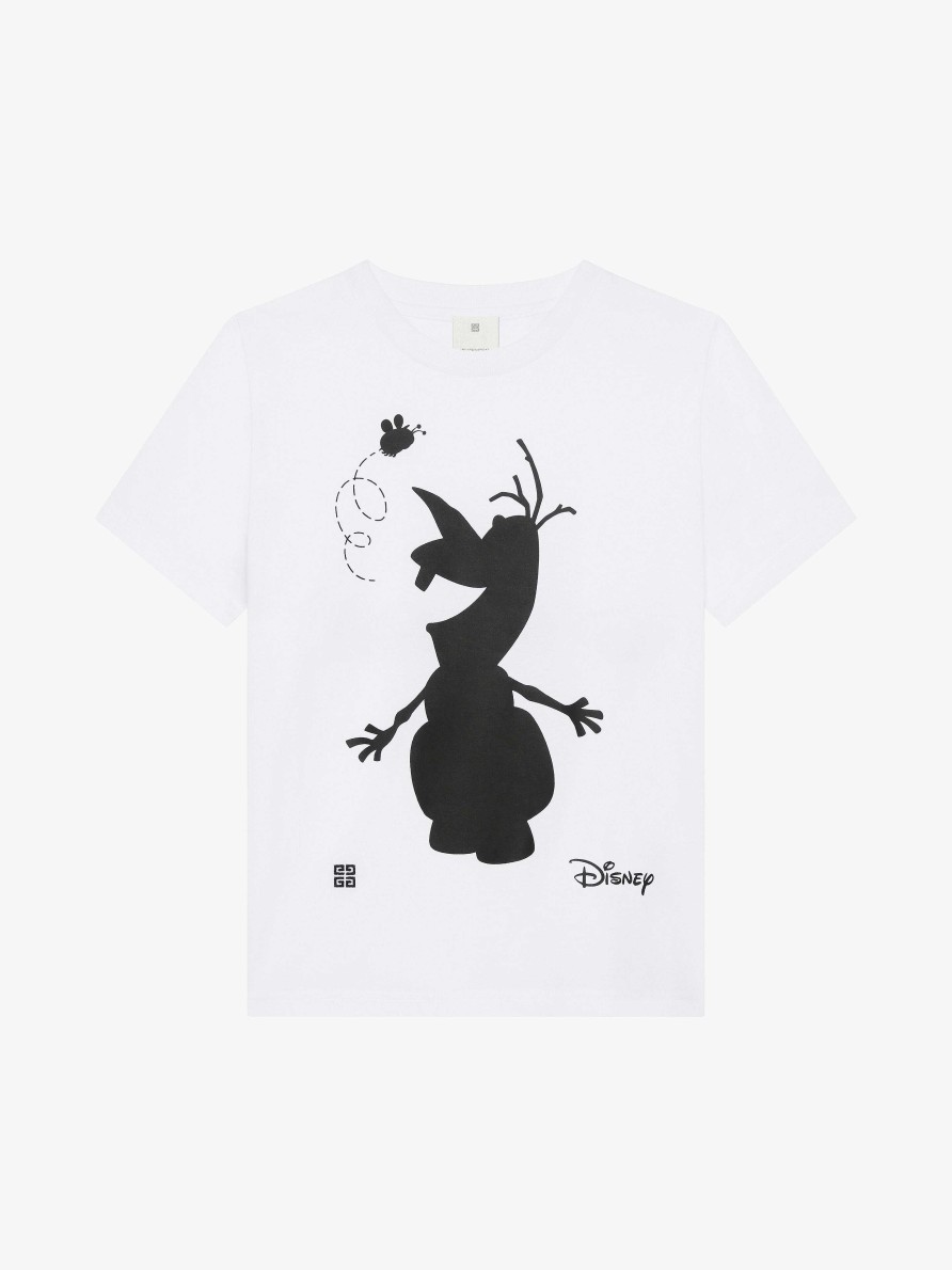 Men Givenchy Frozen Capsule | Olaf T-Shirt In Cotton White