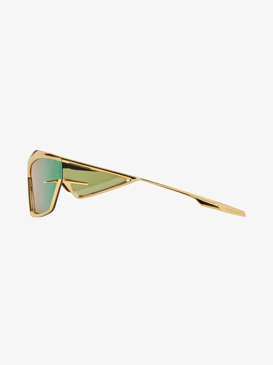 Men Givenchy Sunglasses | Giv Cut Unisex Sunglasses In Metal Golden