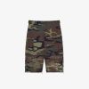 Men Givenchy Pants | Cargo Camo Skirt In Cotton Brown/Green