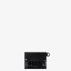 Women Givenchy Small Leather Goods | 4G Card Holder In Crocodile Effect Leather Black