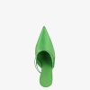 Women Givenchy Heels | Show Slingbacks In Satin Absynthe Green