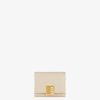 Women Givenchy Small Leather Goods | 4G Wallet In Grained Leather Natural Beige