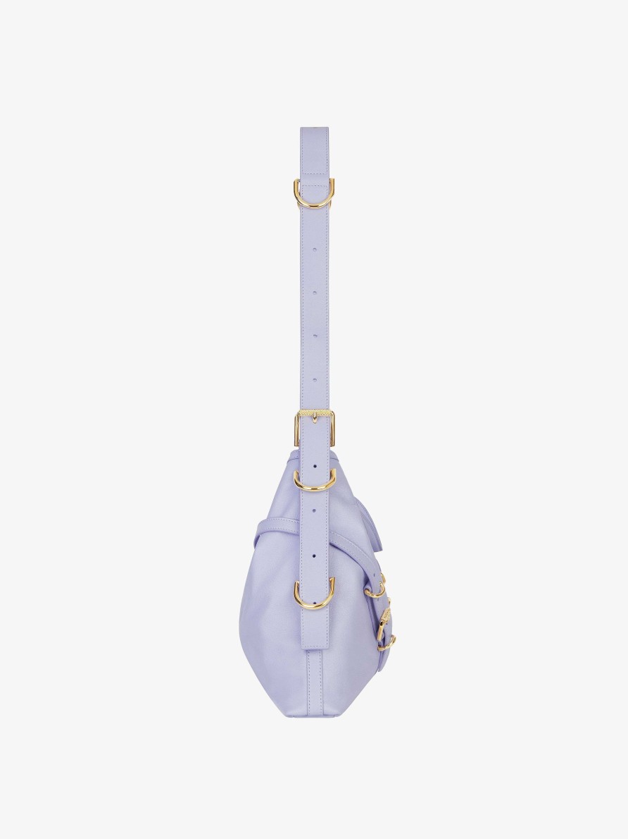 Women Givenchy Voyou | Medium Voyou Bag In Leather Lavender