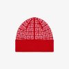 Women Givenchy Other Accessories | Givenchy 4G Jacquard Beanie Pink/Red