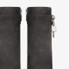 Women Givenchy Boots & Booties | Shark Lock Ankle Boots In Suede Storm Grey