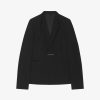 Men Givenchy Jackets & Coats | Slim Fit Jacket In Wool Black