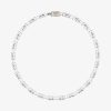 Men Givenchy Jewelry | G Cube Necklace In Glow In The Dark Enamel White