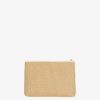 Women Givenchy Small Leather Goods | Givenchy Travel Pouch In Raffia Natural