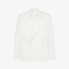 Men Givenchy Jackets & Coats | Oversized Jacket In Wool And Mohair White