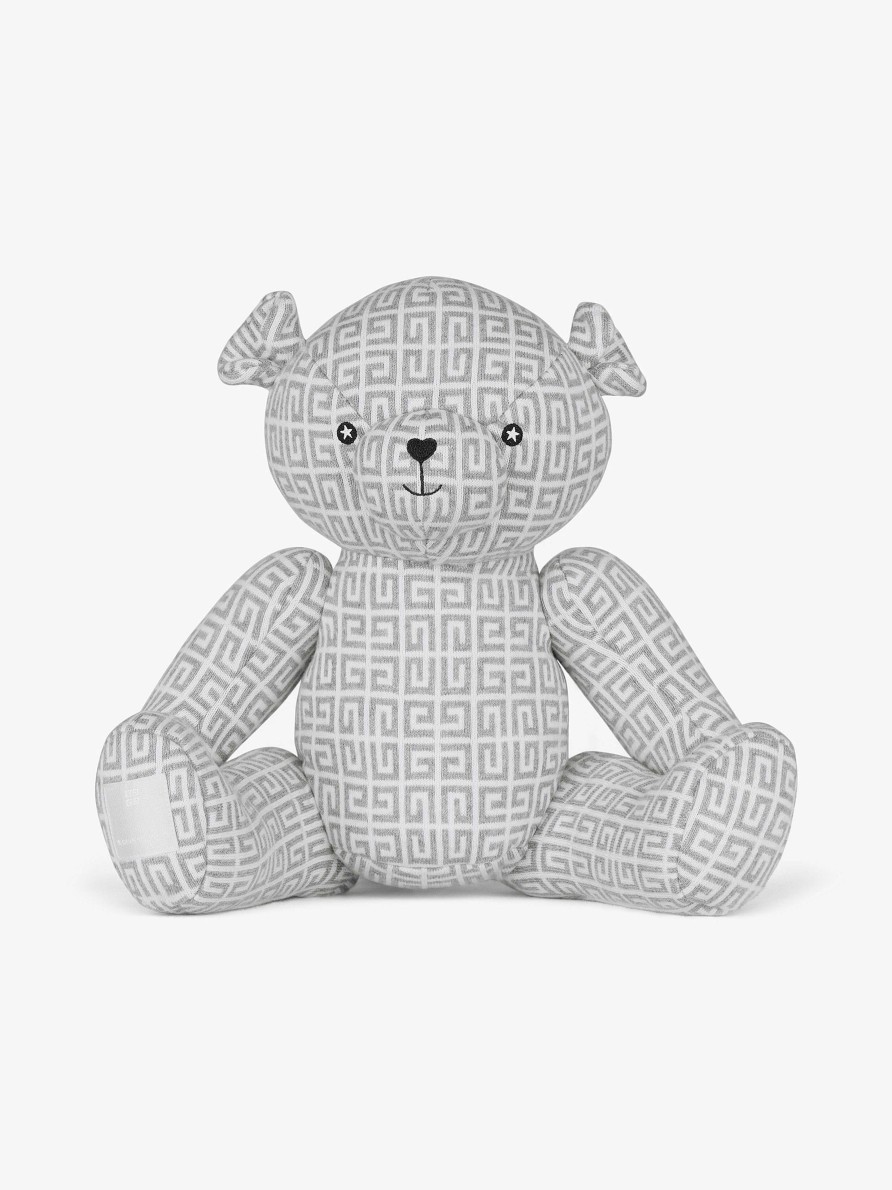 Men Givenchy Boy (4 To 12 Years) | Teddy Bear In 4G Jacquard Light Grey