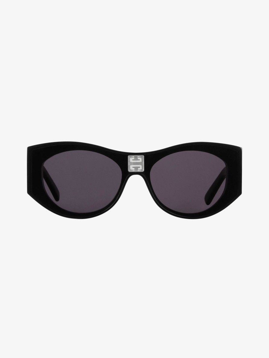 Men Givenchy Sunglasses | 4Gem Unisex Sunglasses In Acetate Black