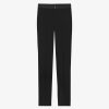 Men Givenchy Pants | Pants In Wool And Mohair With Satin Belt Black