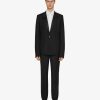 Men Givenchy Pants | Pants In Wool And Mohair Black