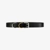 Women Givenchy Belts | Voyou Belt In Leather Black