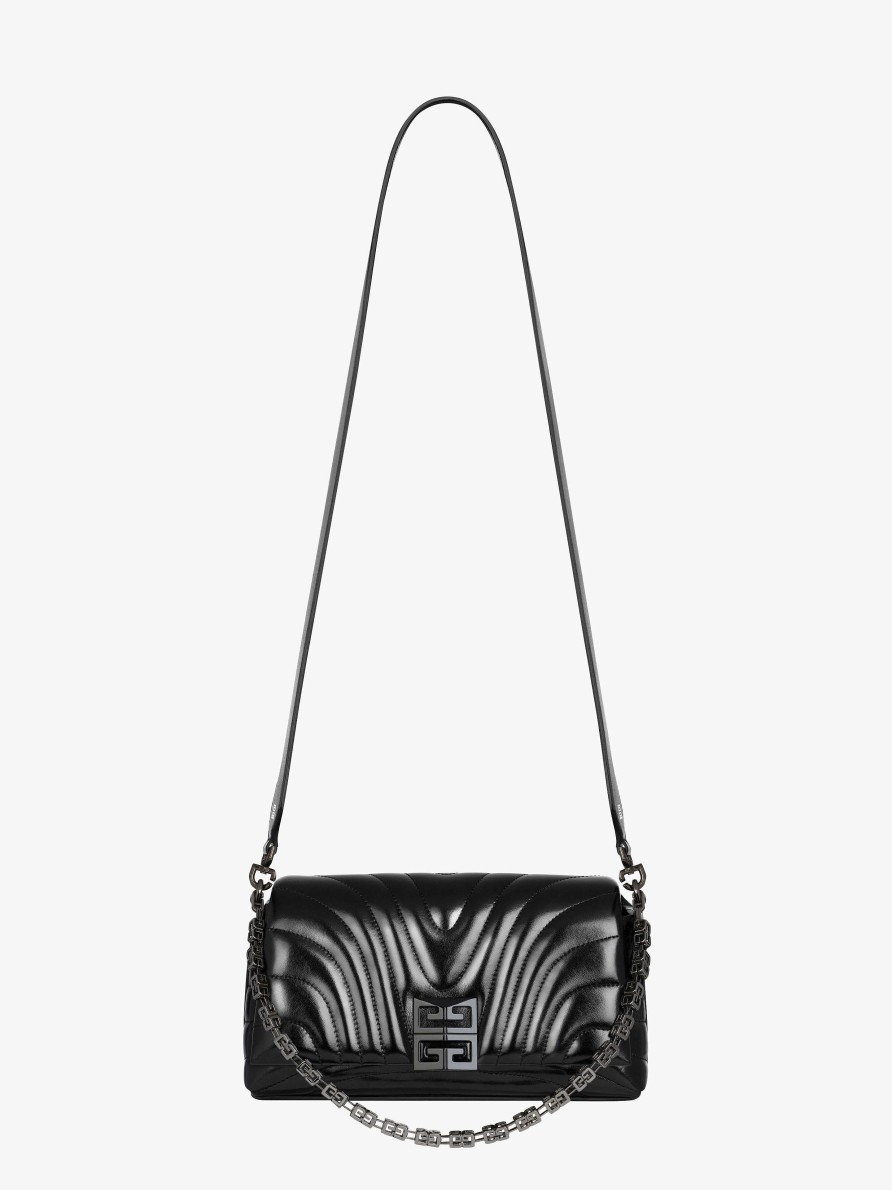 Women Givenchy 4G | Small 4G Soft Bag In Shiny Leather Black