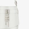 Women Givenchy Mini & Micro Bags | Micro Shark Lock Bucket Bag In Box Leather Ivory