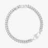 Men Givenchy Jewelry | G Chain Necklace With Crystals Silvery