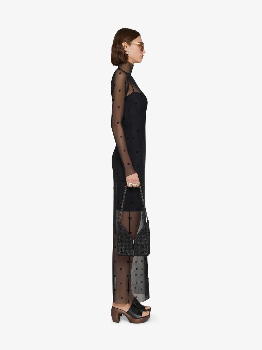 Women Givenchy Dresses | Dress In 4G Tulle Black