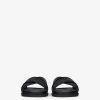 Men Givenchy Slides & Sandals | G Plage Flat Sandals With Crossed Straps In Leather Black