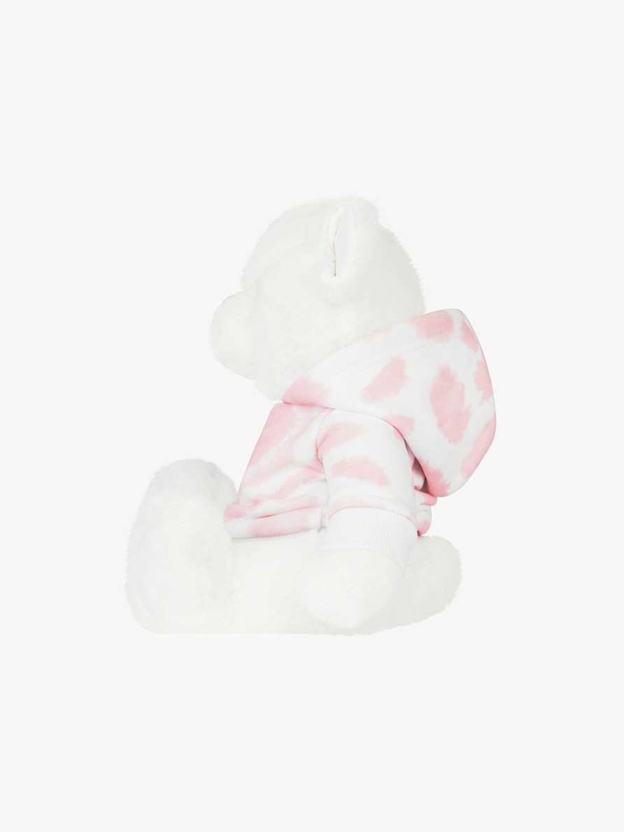 Men Givenchy Boy (4 To 12 Years) | Givenchy Heart Teddy Bear White/Pink