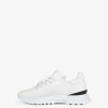 Women Givenchy Sneakers | Spectre Runner Sneakers In Leather With Zip White/Black