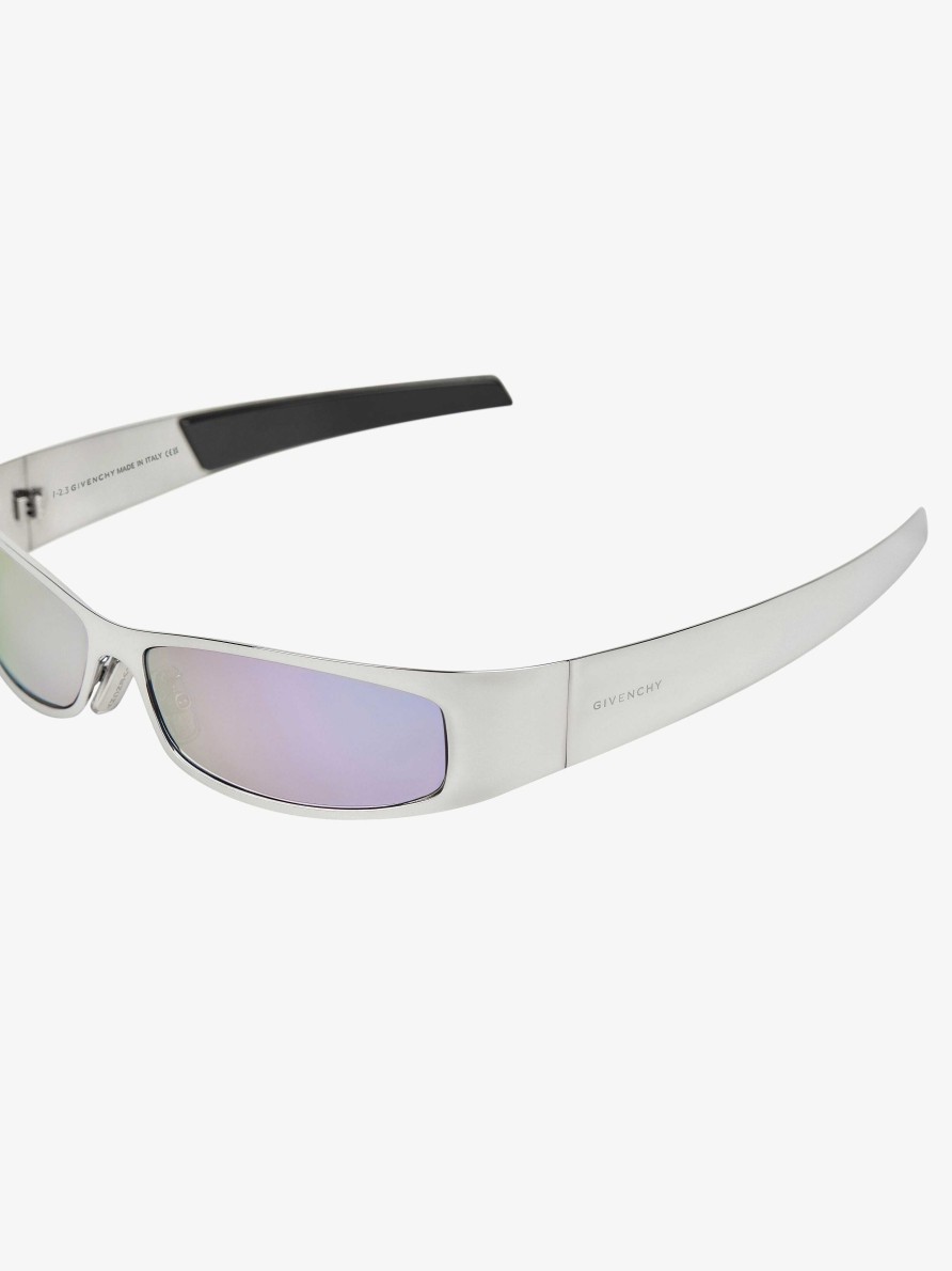 Women Givenchy Sunglasses | G Scape Sunglasses In Metal Silvery