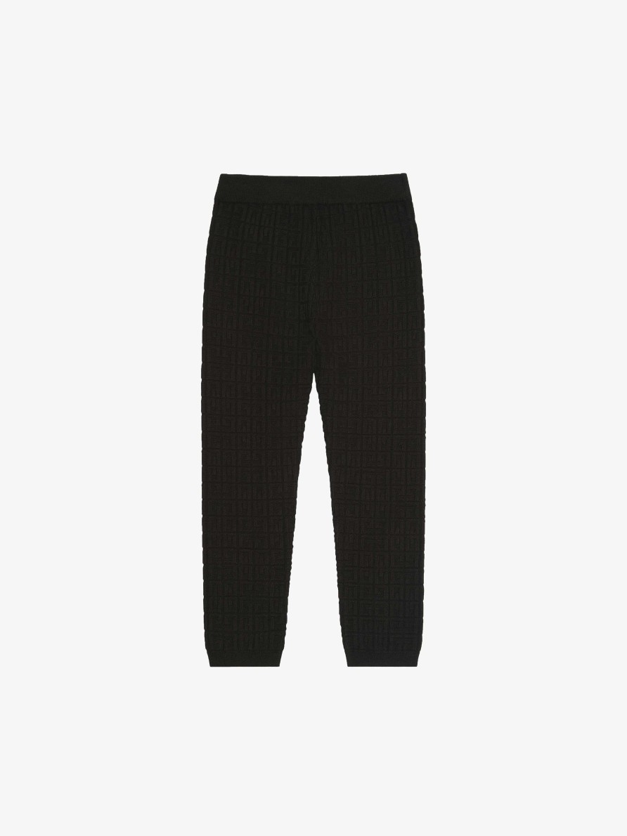 Women Givenchy Girl (4 To 12 Years) | Legging In 4G Jacquard Black