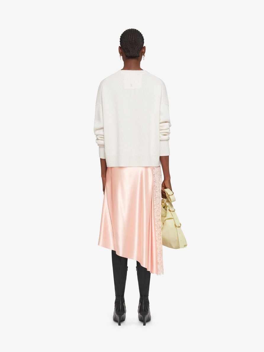 Women Givenchy Knitwear | Sweater In Cashmere Ivory