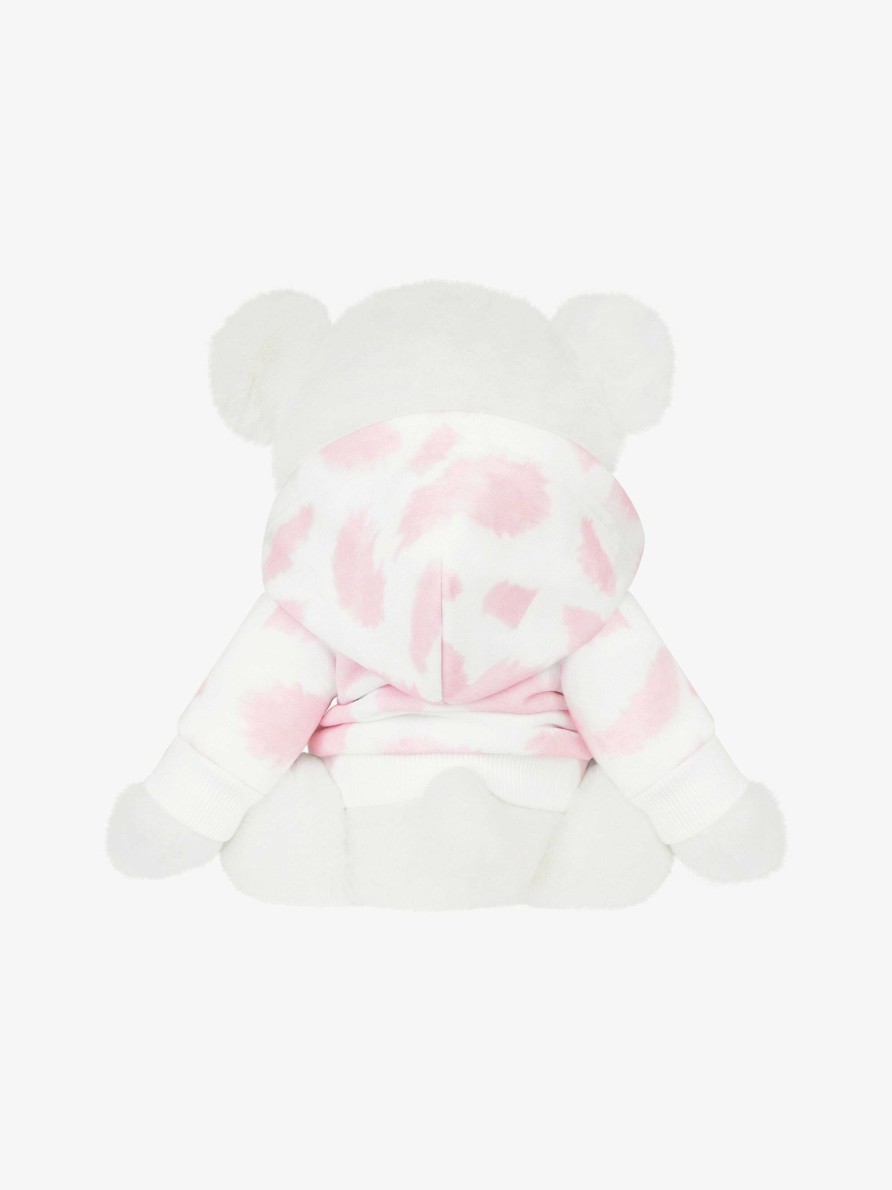 Men Givenchy Boy (4 To 12 Years) | Givenchy Heart Teddy Bear White/Pink