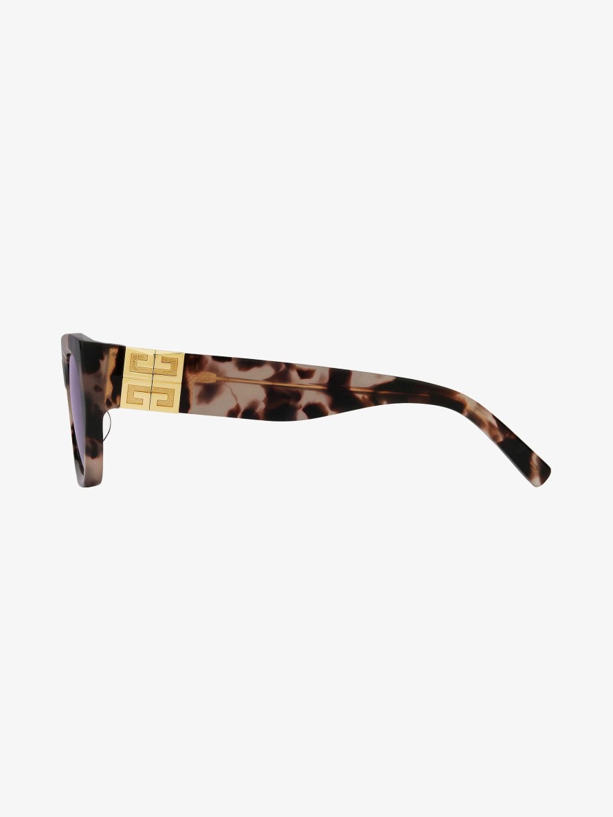 Men Givenchy Sunglasses | 4G Sunglasses In Acetate Brown/Pink