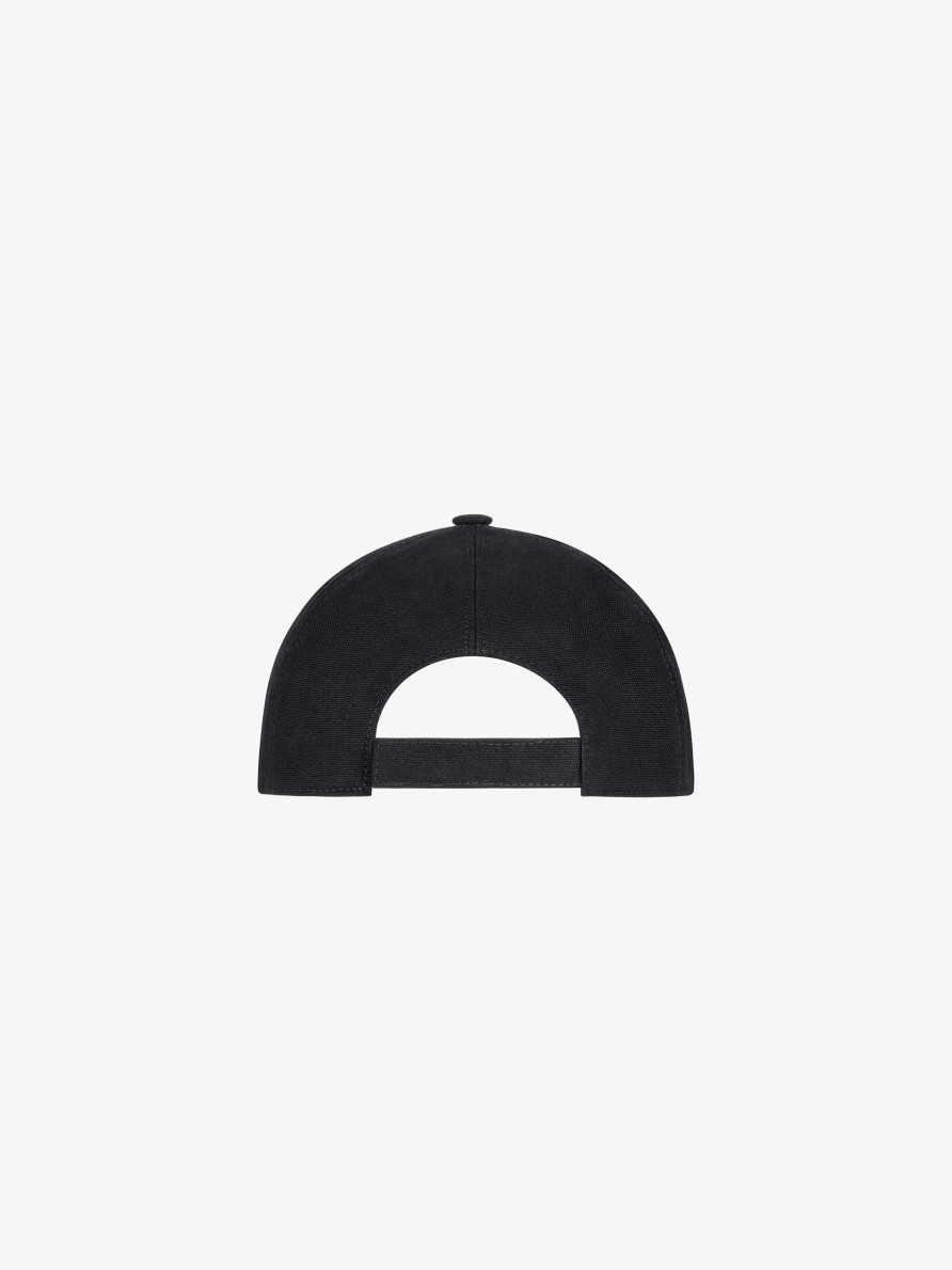 Men Givenchy Beanies & Caps | Givenchy Cap In Cotton Black