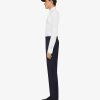 Men Givenchy Pants | Slim-Fit Pants In Technical Wool Navy