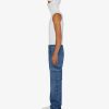 Men Givenchy Pants | Multicutted Denim Cargo Pant Medium Blue