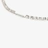 Men Givenchy Jewelry | 4G Crystal Long Necklace In Metal With Crystals Silvery