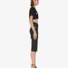 Women Givenchy T-Shirts | Givenchy Archetype Cropped T-Shirt In Cotton Black