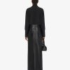 Women Givenchy Skirts | Skirt In Leather With Slit Black