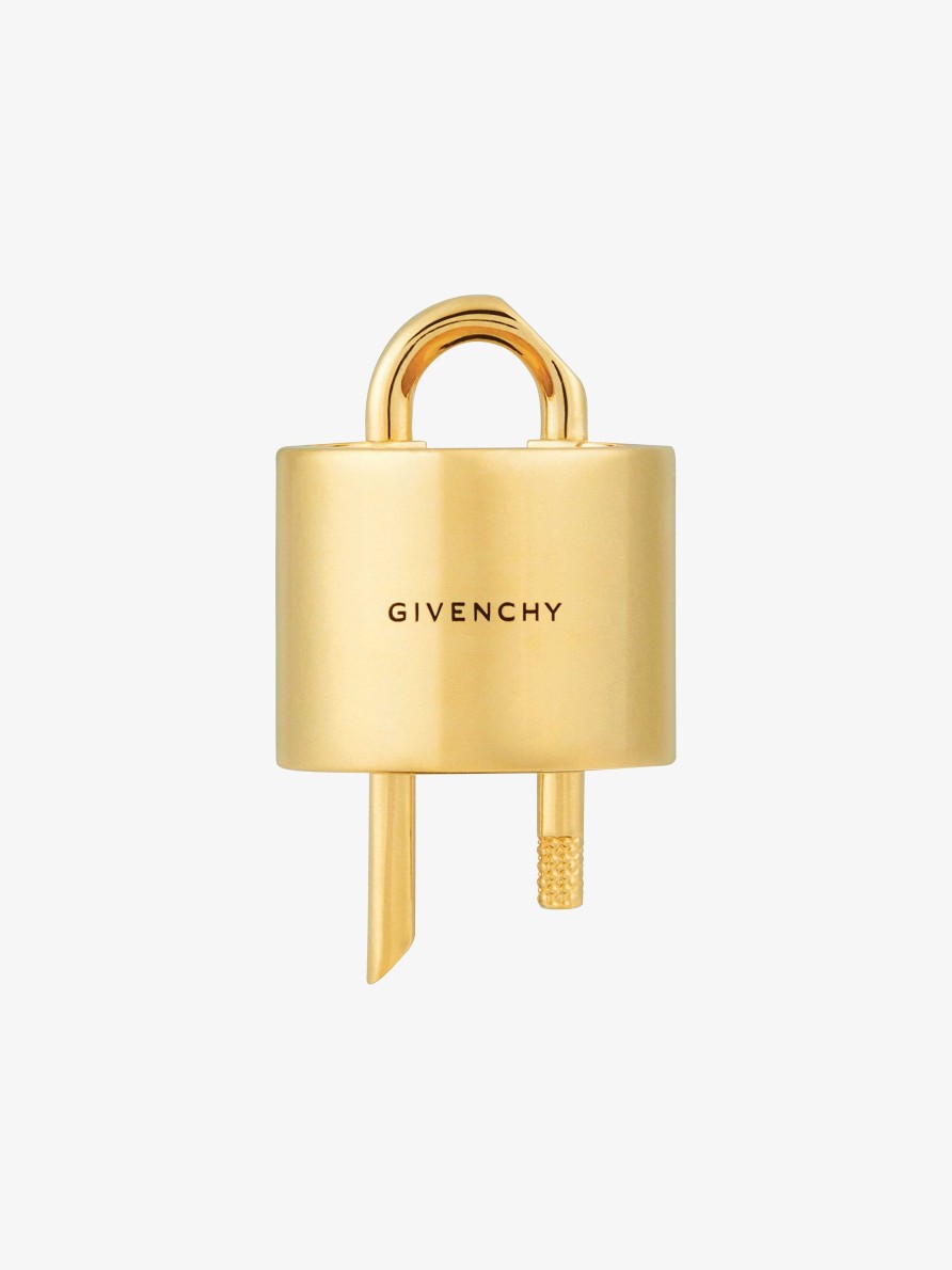 Men Givenchy Jewelry | U Lock Ring In Metal Golden Yellow