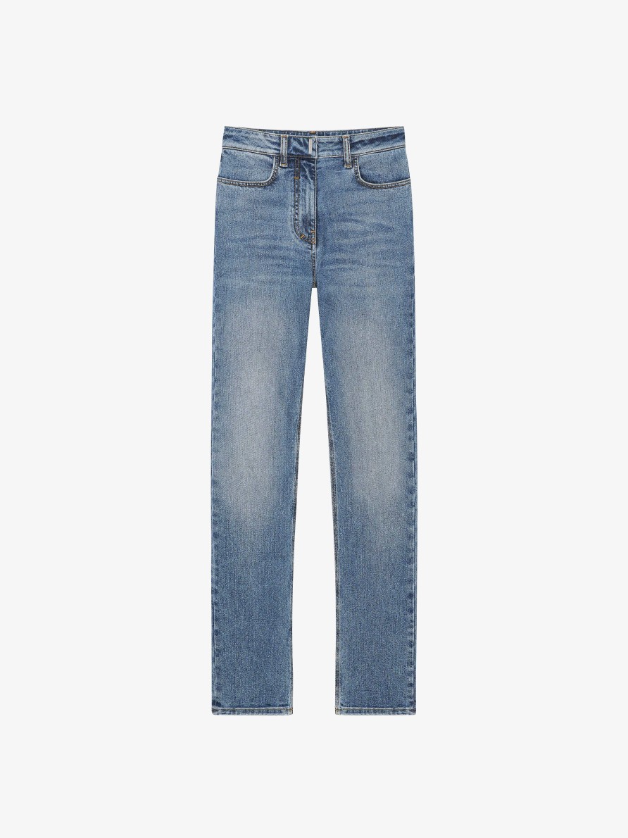 Women Givenchy Pants | Skinny Jeans In Denim Light Blue