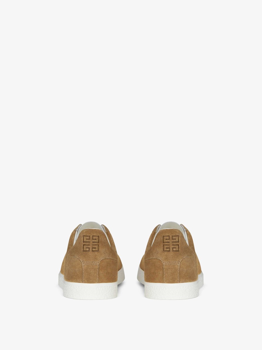 Men Givenchy Sneakers | Town Sneakers In Suede Light Brown