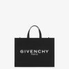 Women Givenchy G-Tote | Medium G-Tote Shopping Bag In Canvas Black