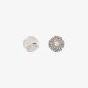 Men Givenchy Jewelry | G Stud Earrings In Metal Silvery