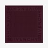 Women Givenchy Scarves | Givenchy 4G Large Square In Silk Jacquard Aubergine