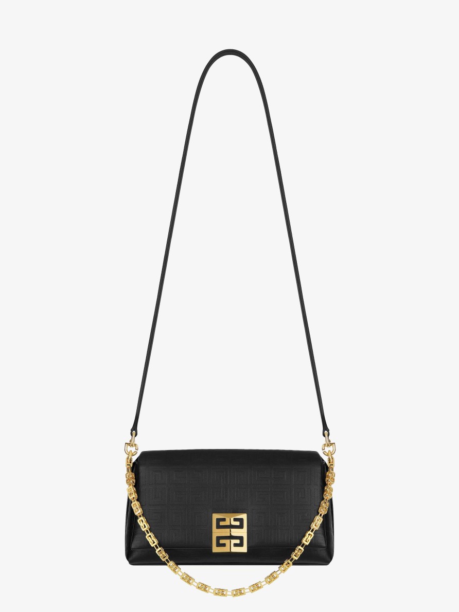 Women Givenchy 4G | Small 4G Soft Bag In 4G Leather Black